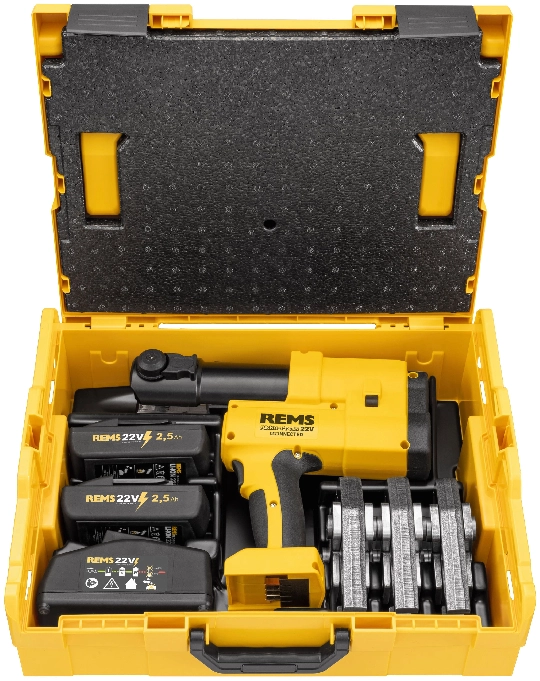Producto REMS Akku-Press 22V Connected set U 16+20+26 L-Boxx + Akku 2´5 Ah
