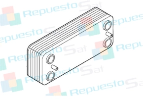 INTERCAMBIADOR SANITARIO 28KW